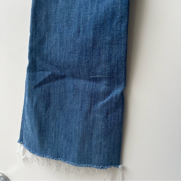 Mother The Weekender Fray Flare Jeans - Graffiti Girl Distressed Wash - Size 27 - Picture 9 of 14